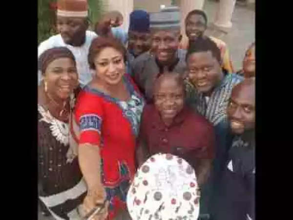 Video: Olaniyi Afonja aka Sanyeri Surprise Birthday Party with Ronke Oshodi,Adebayo Tijani,Muyiwa Ademola